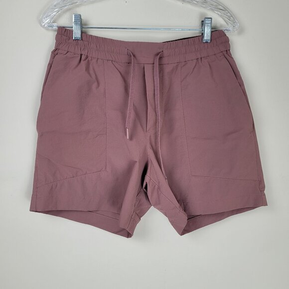 Lululemon Bowline Shorts Brown Athletic Casual Mens Size M - Picture 2 of 8